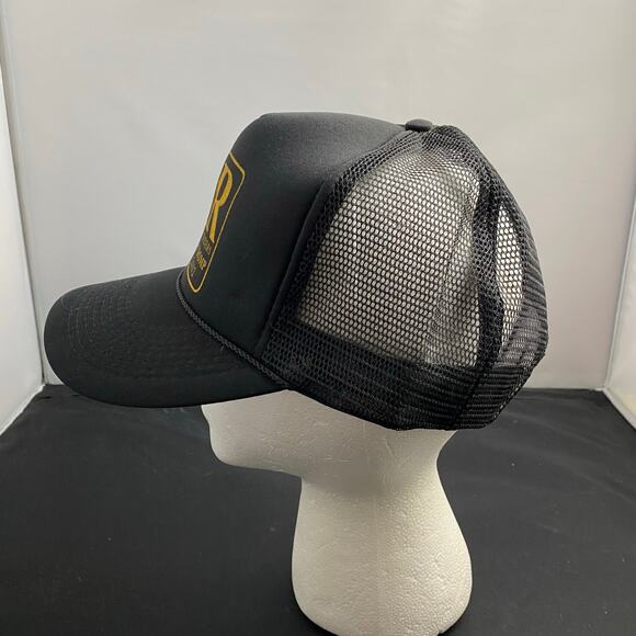 American Legion Riders Trucker Hat Rolling Hills Romp 2002 Cap Black Yellow - Picture 4 of 6